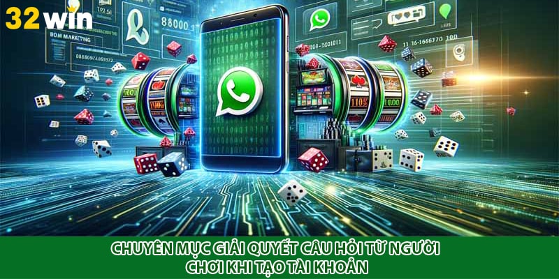 Chuyên mục giải quyết câu hỏi từ người chơi khi tạo tài khoản