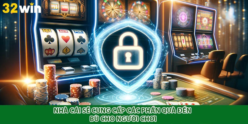 Nhà cái sẽ cung cấp các phần quà đền bù cho người chơi